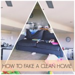 how to fake a clean home