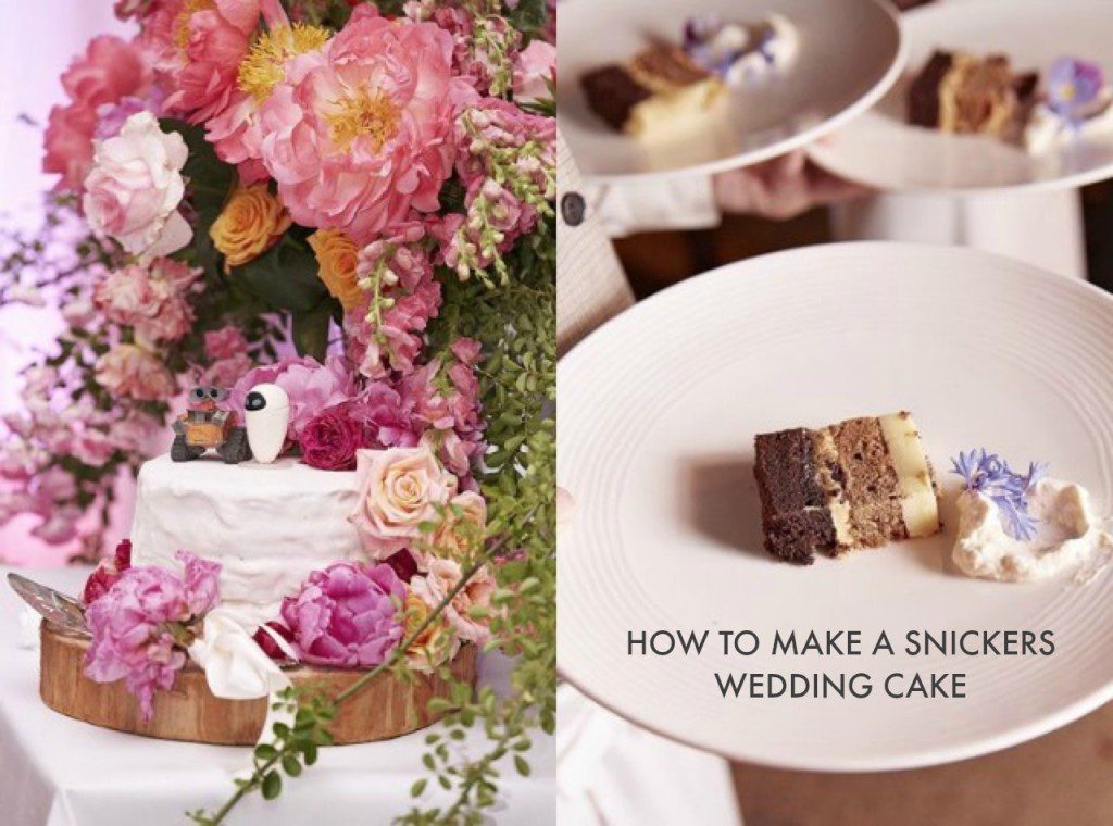 How to make a Snickers wedding cake