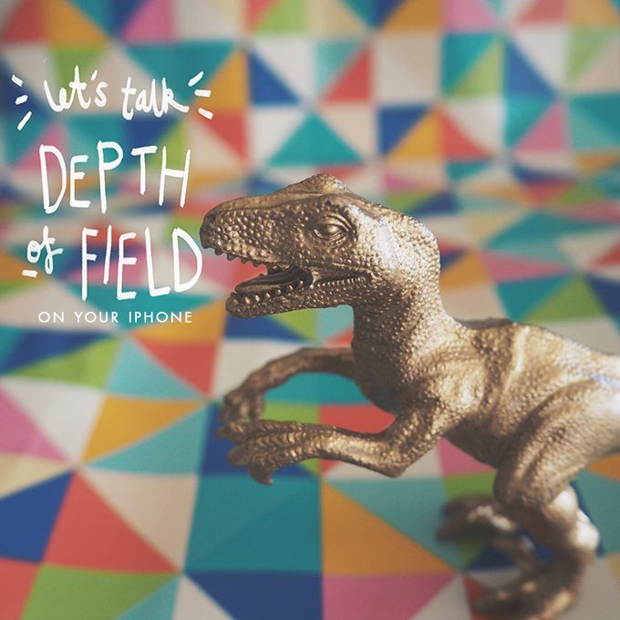 How to get depth of field on your iPhone {so easy!}