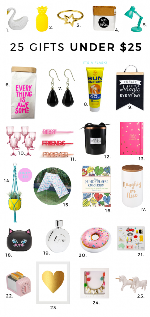 25 gifts for under $25 - Fat Mum Slim