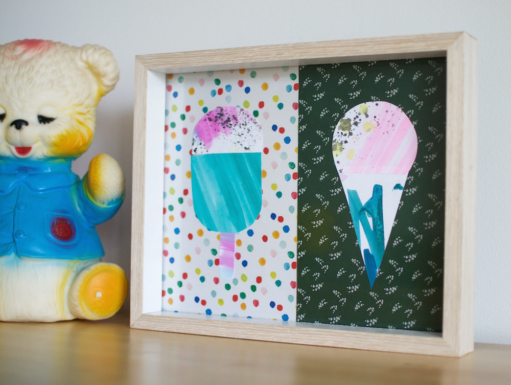 DIY: Awesomely easy ice cream artworks