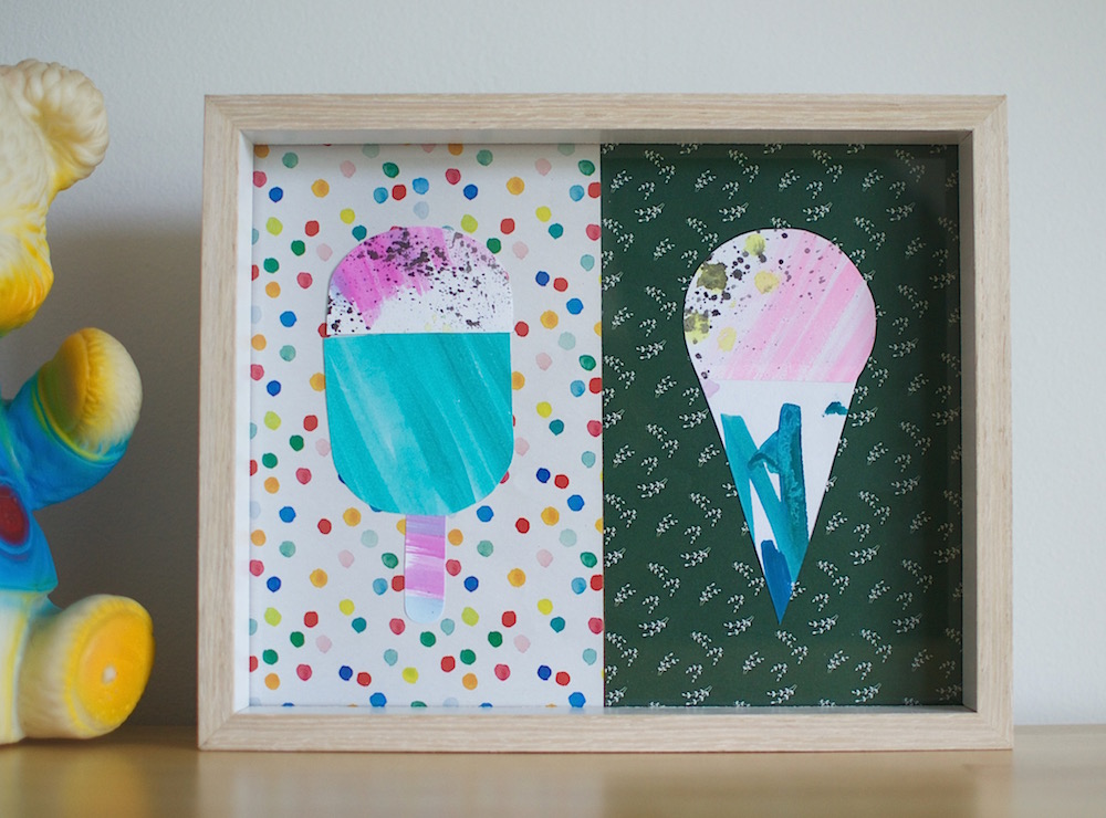 DIY: Awesomely easy ice cream artworks