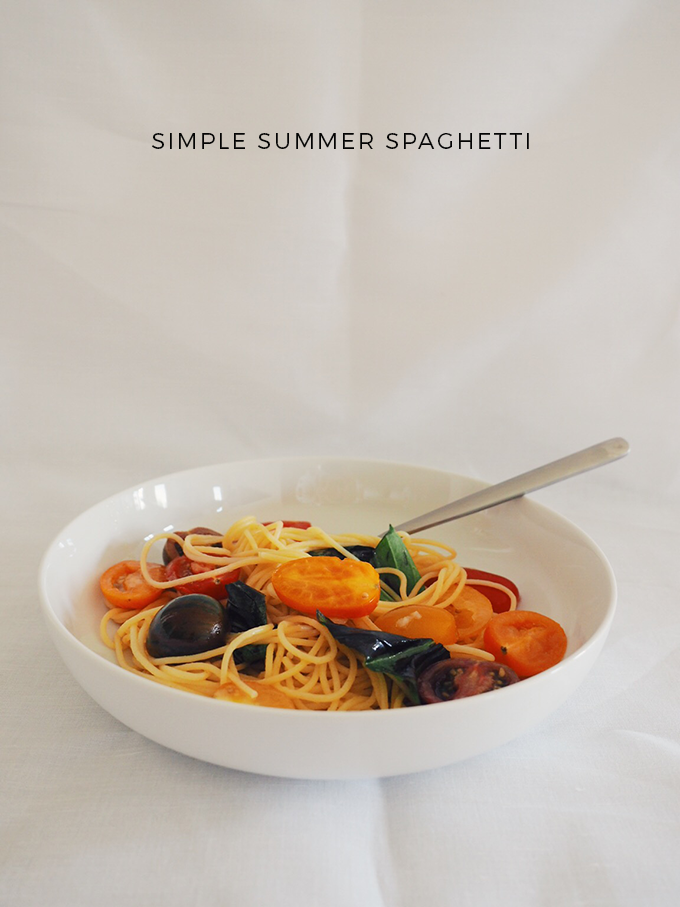 Simple Summer Spaghetti Recipe