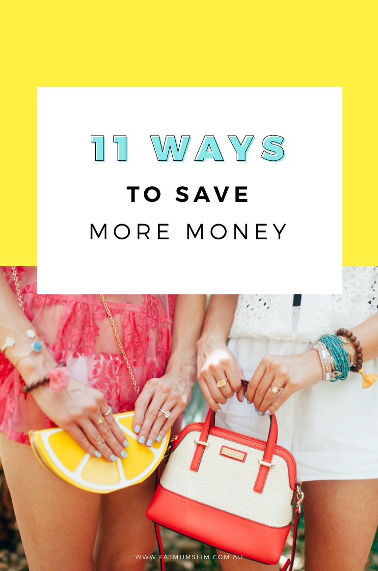 Don't we all need to save more money? Or have more money for shoes or good times? Here's 11 ways to save more of your hard-earned money. Number 6 is a game-changer!