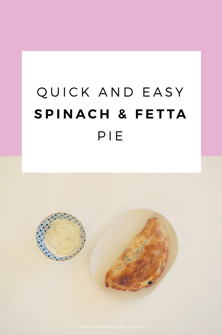 Wondering what to cook for dinner tonight? Quick and Easy Spinach & Fetta Pie Recipe is it! Get the recipe here...