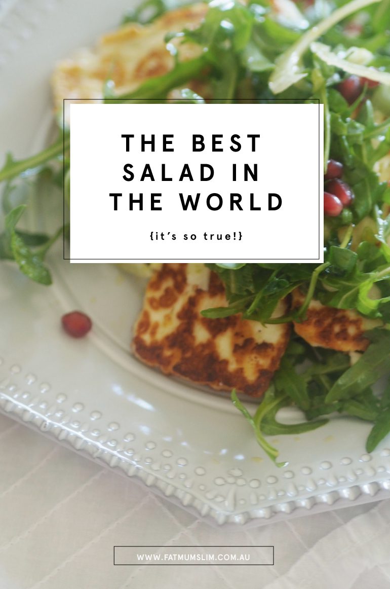 The Best Salad In The World : Haloumi and Pomegranate Salad