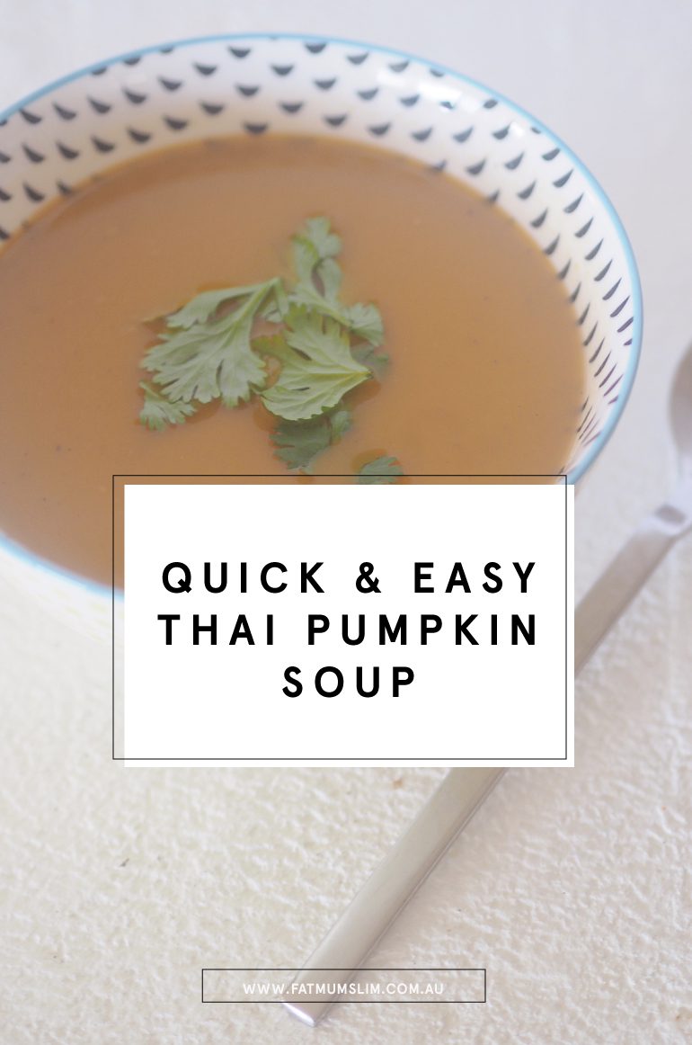 Quick & Easy Thai Pumpkin Soup