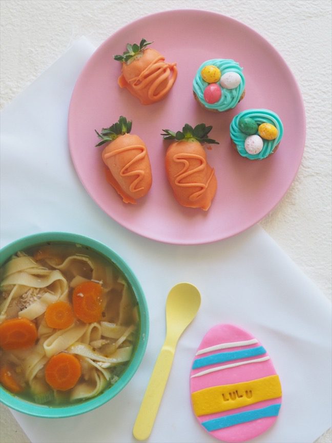 Quick Chicken Noodle Soup Recipe + Sweet Easter Ideas