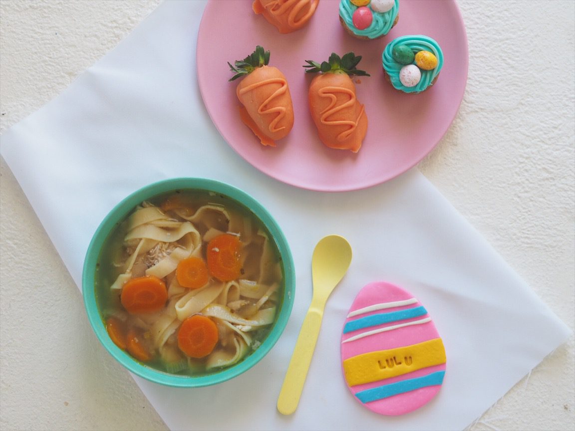 Quick Chicken Noodle Soup Recipe + Sweet Easter Ideas
