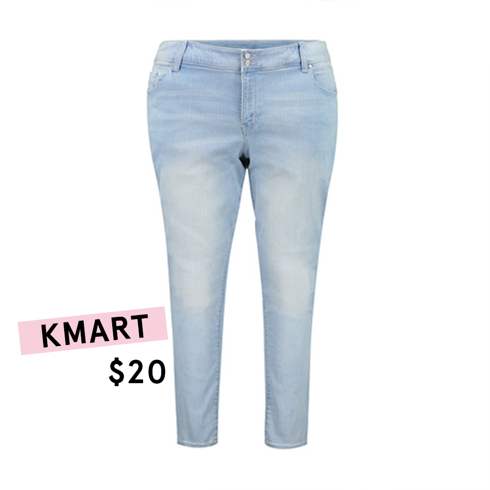 kmart womens elastic waist jeans