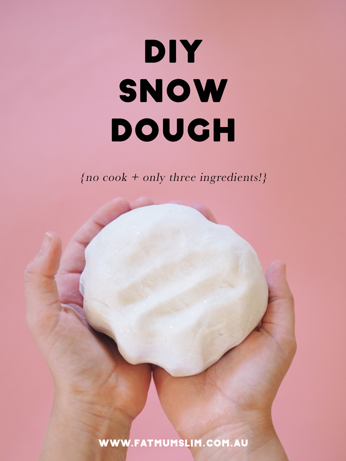 DIY Snow Dough Recipe