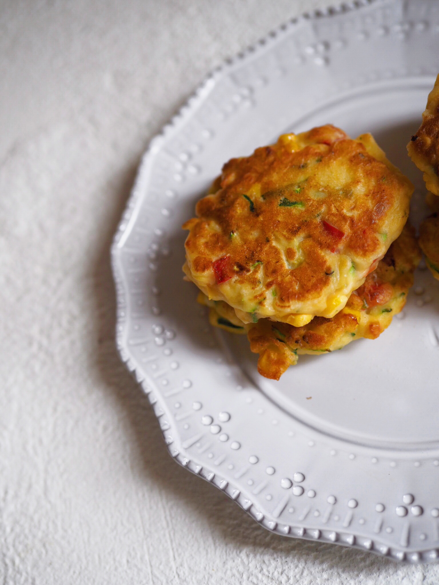 Ricotta and Vegetable Fritters