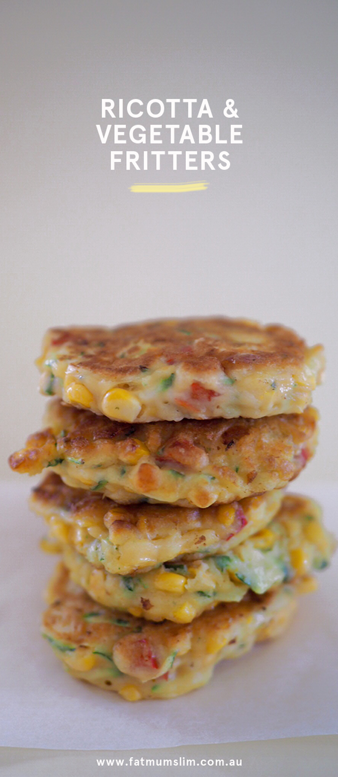 Ricotta and Vegetable Fritters