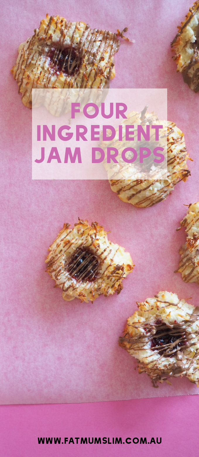 Four Ingredients Jam Drops Recipe Fat Mum Slim