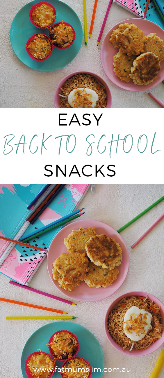 Easy Back To School Snacks