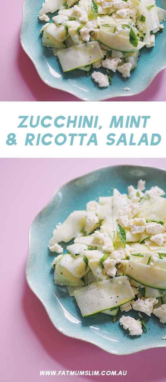 Zucchini, Mint & Ricotta Salad