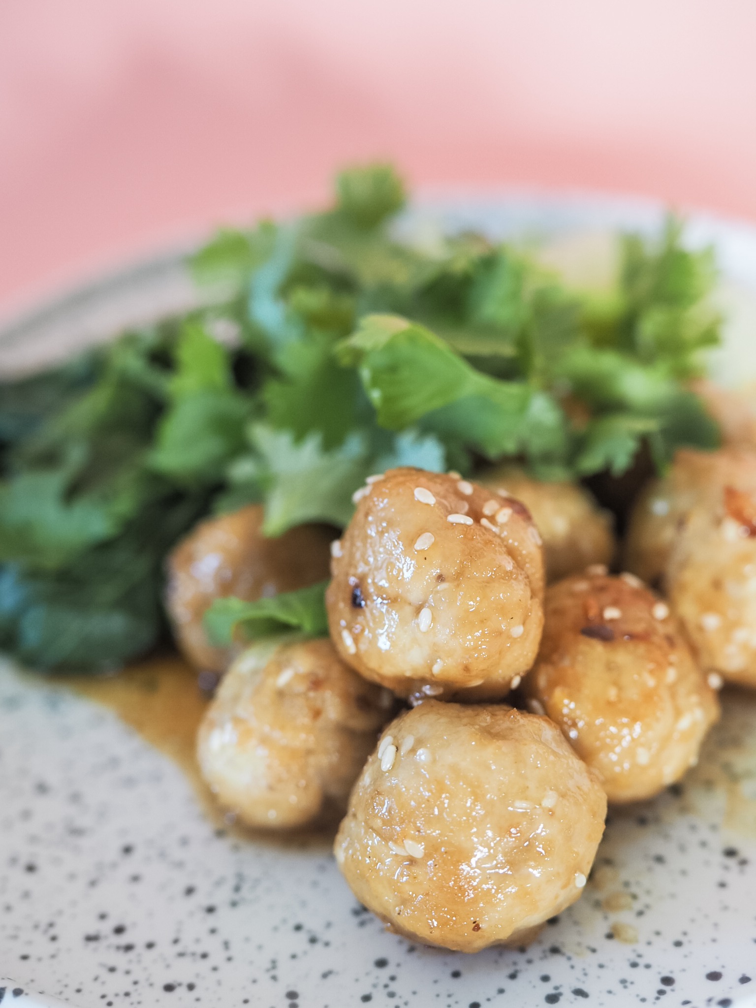 Delicious Baked Asian Chicken Meatballs