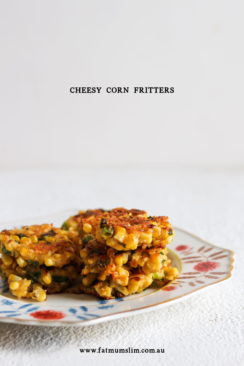 Cheesy Corn Fritters Recipe
