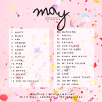 May Photo A Day List 2019