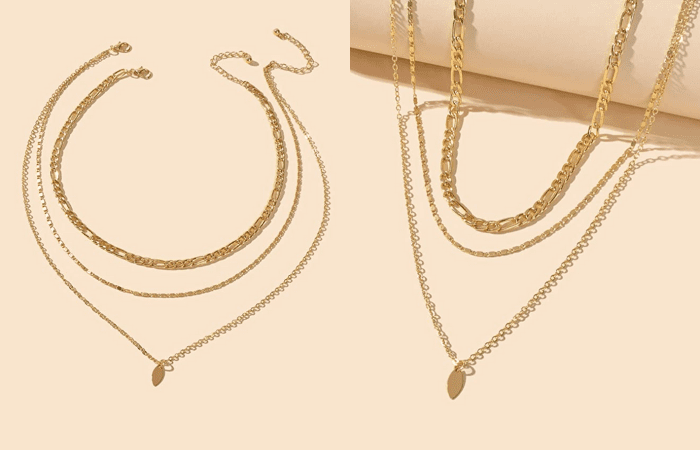 My favourite gold layered necklaces for under $50 - Fat Mum Slim