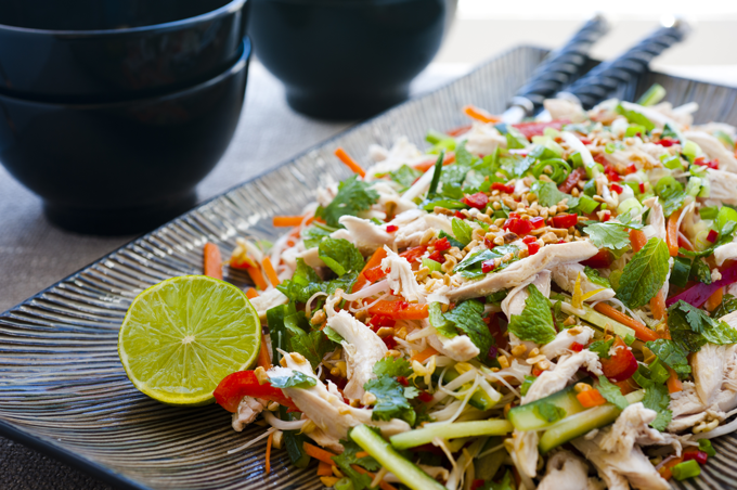 Vietnamese Chicken Noodle Salad | Family-Friendly Recipes