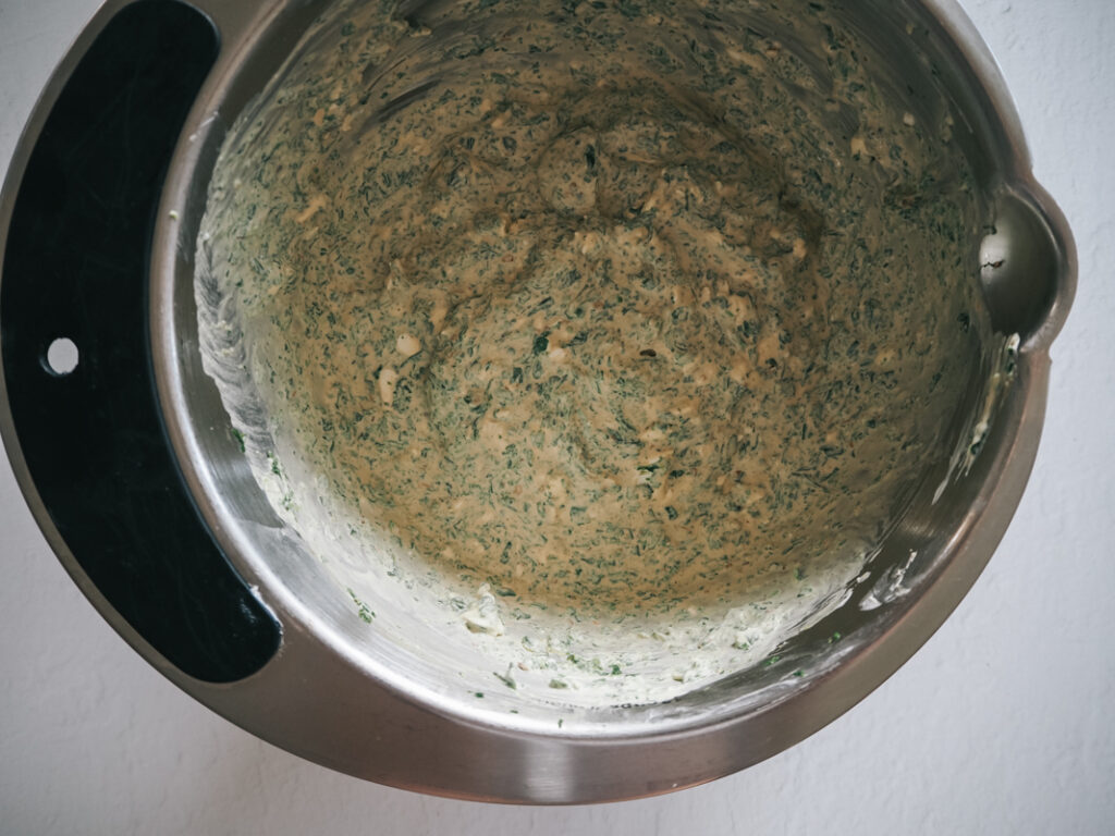 Mixture for spinach cob dip
