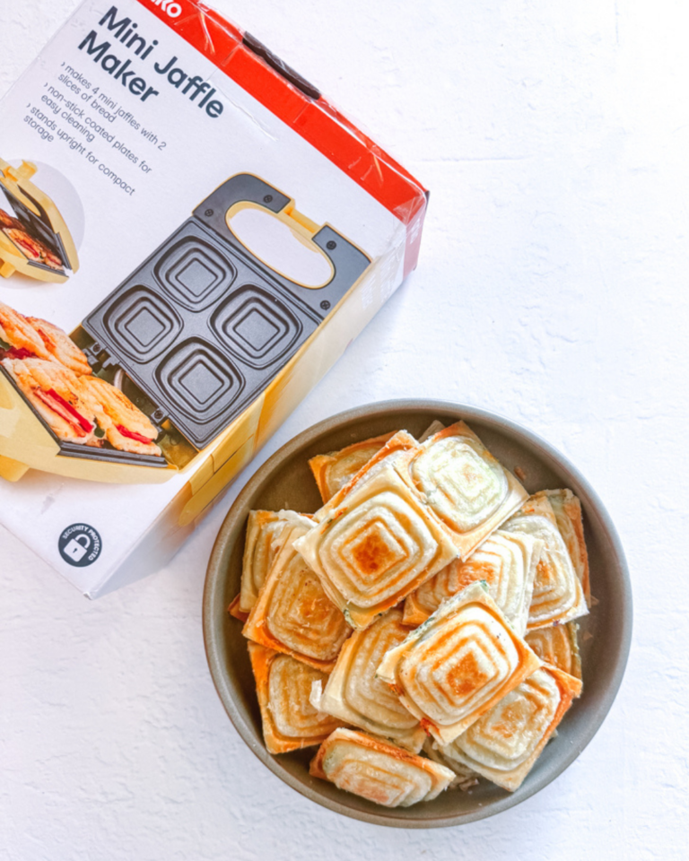 Spinach and Ricotta Mini Jaffles