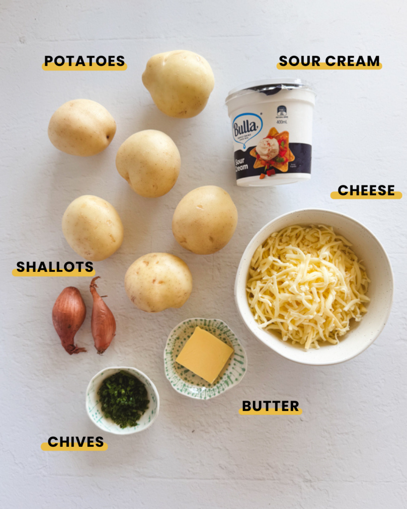 Potatoes Romanoff Ingredients