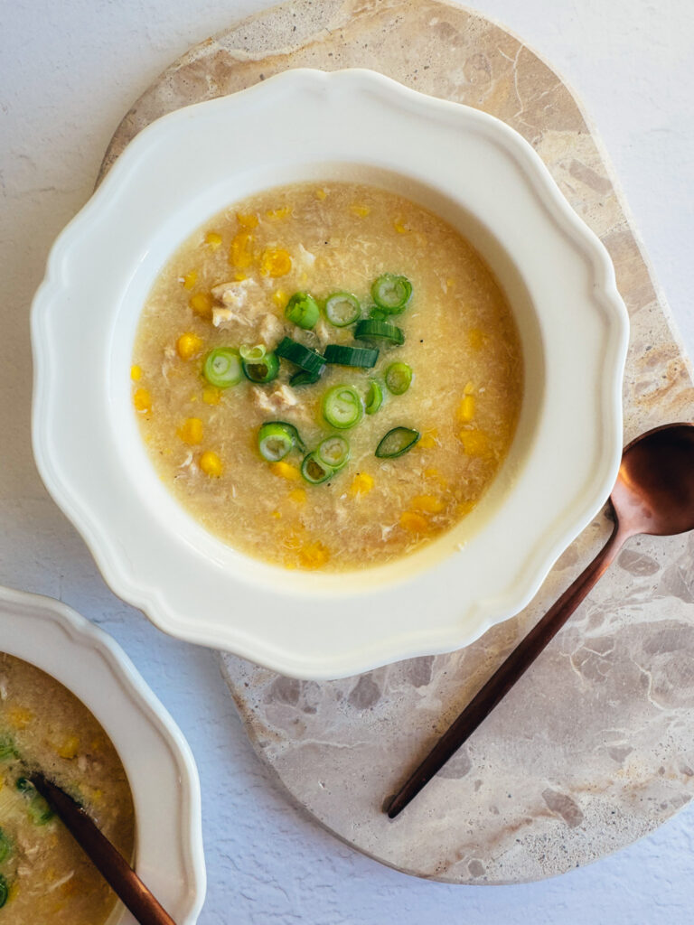 chicken and corn soup