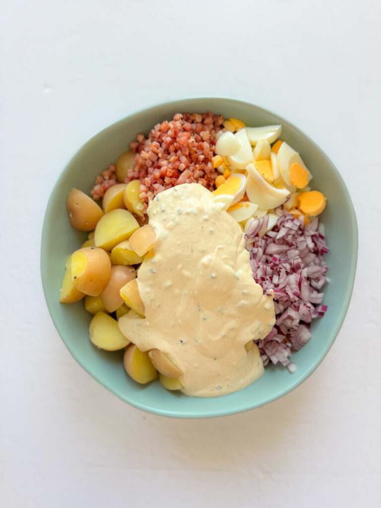 loaded potato salad