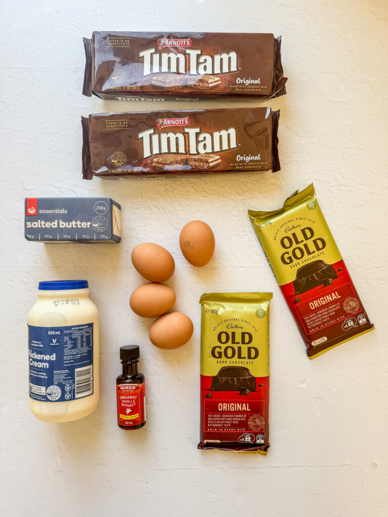 Tim Tam Tart ingredients