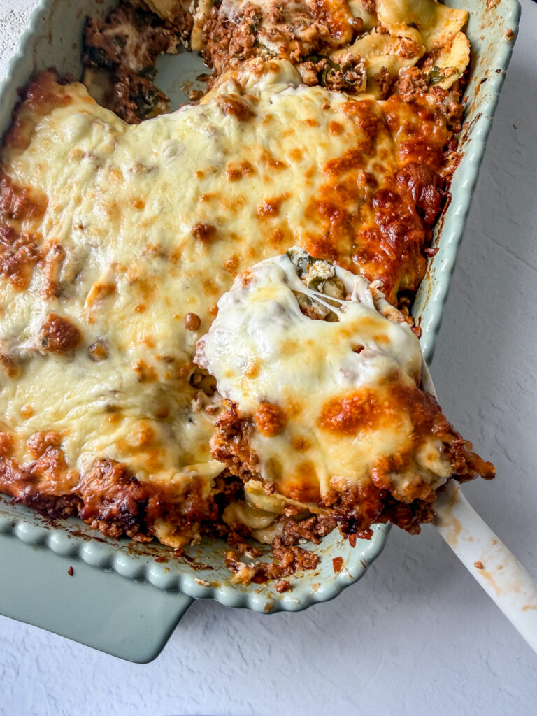 ravioli bake
