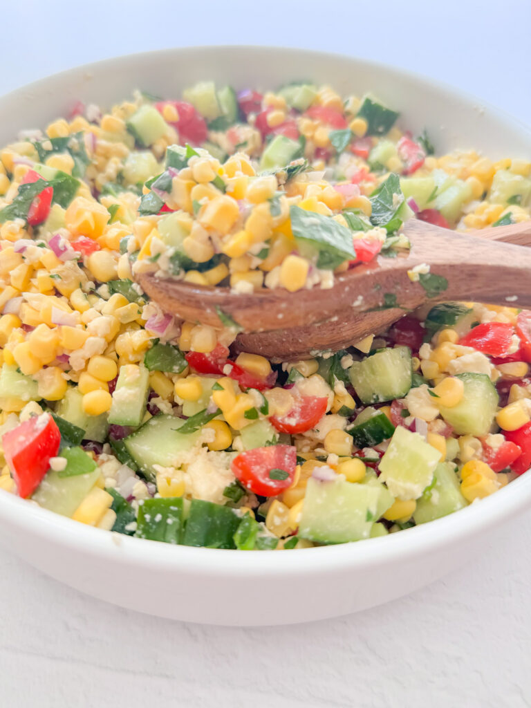 Homemade easy corn salad recipe