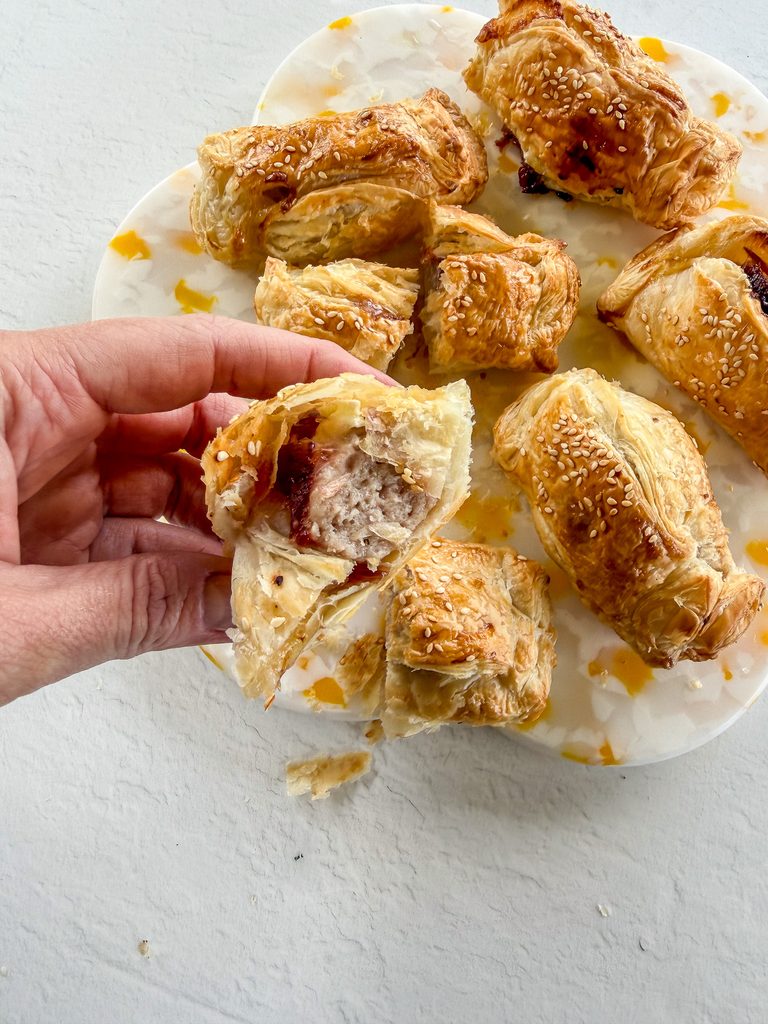 christmas sausage rolls